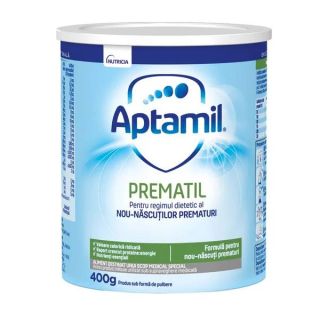 APTAMIL Prematil, formula speciala lapte praf, pentru nou-nascutii prematur, 400 g
