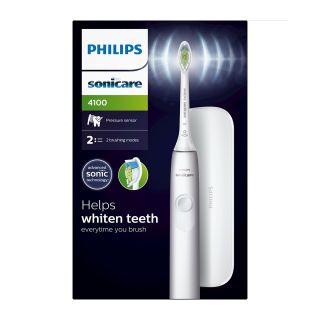 PHILIPS HX3683/33 Sonicare 4100, periuta de dinti electrica, Alb, cu toc pentru transport, 1 buc