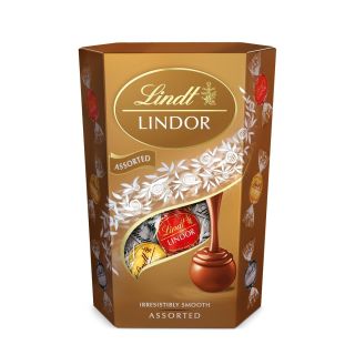 LINDT Lindor, bomboane de ciocolata, asortate, 137 g