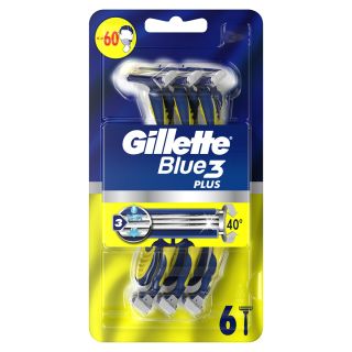 GILLETTE Blue III Plus, aparat de ras, 6 buc