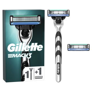 GILLETTE Mach3, aparat de ras, + 2 rezerve