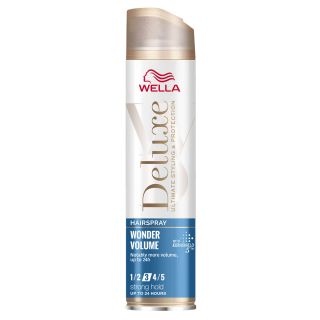 WELLA DELUXE Wonder Volume & Protection, fixativ pentru coafat, pentru volum si protectie, 250 ml