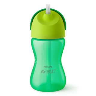 PHILIPS Avent, cana cu pai, flexibil, 12 luni, verde, 200 ml