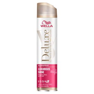 WELLA DELUXE Luxurious Shine, fixativ pentru coafat, pentru stralucire, 250 ml