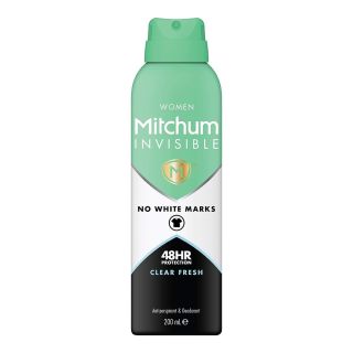 MITCHUM Invisible Clear Fresh, spray, 200 ml