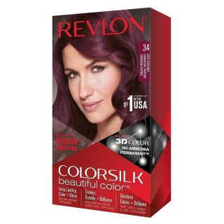 REVLON COLORSILK 34 Deep Burgundy, vopsea de par, 130 ml