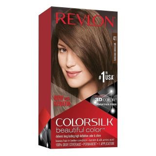 REVLON COLORSILK 41 Medium Brown, vopsea de par, 130 ml