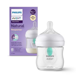 PHILIPS Avent, set cadou biberon natural response+ dispozitiv anticolici, 0 luni+, 125 ml