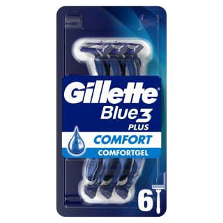 GILLETTE Blue III Plus Comfort, aparat de ras, 6 buc