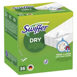 SWIFFER Sweeper, rezerve lavete uscate, pentru pardoseala, 36 buc