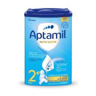 APTAMIL Nutri-Biotik Junior 2+, formula speciala lapte praf, de crestere 2-3 ani, 800 g