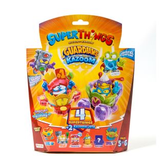 SUPERTHINGS Guardians of Kazoom, figurine, set 4 figurine cu accesorii