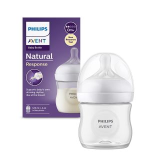 PHILIPS Avent, biberon, natural response, 0 luni+, 125 ml