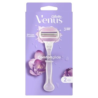 GILLETTE Venus Comfort Glide Breeze, aparat de ras, pentru femei + 2 rezerve