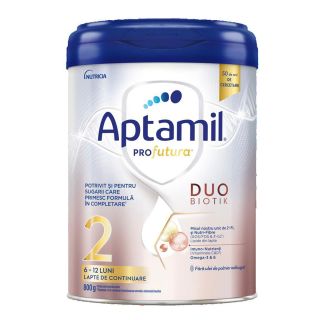 APTAMIL Profutura 2 Duo Biotik, lapte praf, de continuare, 6-12 luni, 800 g