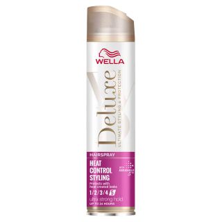 WELLA DELUXE Heat Protection Styling, fixativ pentru coafat, cu fixare foarte puternica, 250 ml