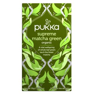 PUKKA Supreme Matcha, ceai, Verde organic, 20 pliculete