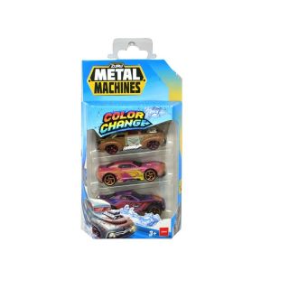 METAL MACHINES, vehicule, set 3 masini culori schimbatoare 1:64