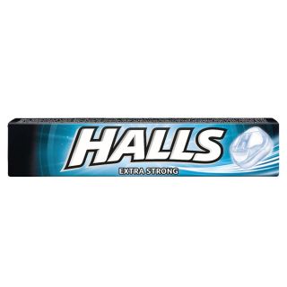 HALLS Extra Strong, dropsuri, mentolate, 33.5 g
