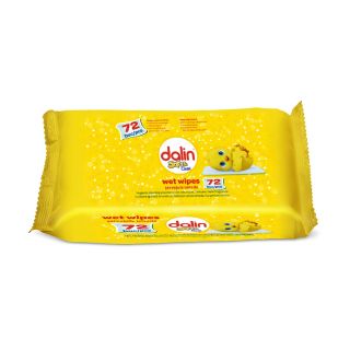 DALIN Soft&Clean, servetele umede, 72 buc