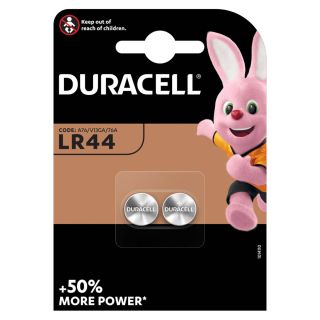 DURACELL LR44, baterii, 1.5V, 2 buc