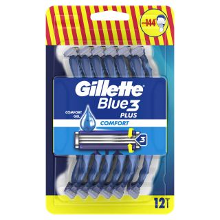 GILLETTE Blue III Comfort regular, aparat de ras, 12 buc