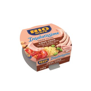 RIO MARE Insalatissime, salata, de Ton cu cus-cus, 160 g