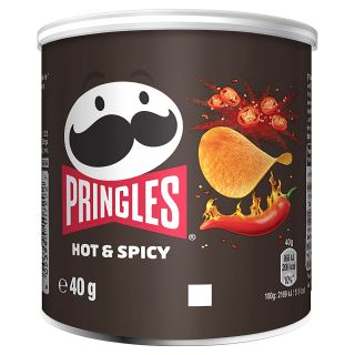 PRINGLES Hot&spicy, chips, picante si condimentate, 40 g