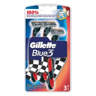GILLETTE Blue III Plus Nitro, aparat de ras, 3 buc