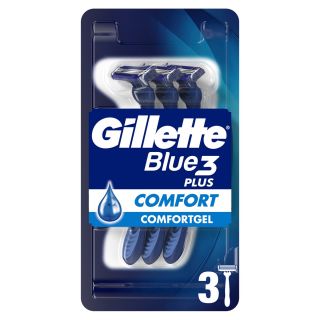 GILLETTE Blue III Plus Comfort, aparat de ras, 3 buc