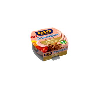 RIO MARE Insalatissime, salata, cu Ton si linte, 160 g