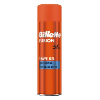 GILLETTE Fusion Moisturizing, gel de ras, pentru barbati, 200 ml