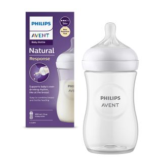 PHILIPS Avent, biberon, natural response, 1 luna+, 260 ml