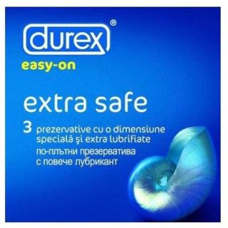 DUREX Extra Safe, prezervative, 3 buc