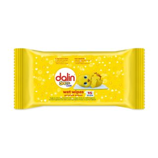 DALIN Soft&Clean, servetele umede, 15 buc