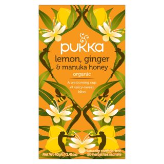 PUKKA Infusion Lemon&Ginseng, ceai, Infuzie organica, 20 pliculete