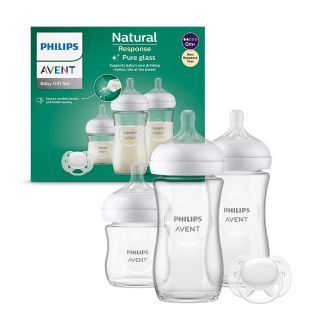 PHILIPS Avent, set cadou 3 x biberoane natural response, 0 luni+