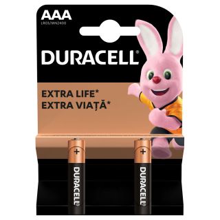 DURACELL Basic AAA, baterii, LR03, 2 buc