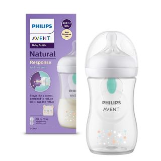 PHILIPS Avent, biberon, natural response, decor ursulet, 1 luna+, 260 ml