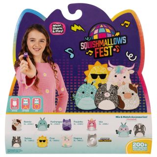 SQUISH A LONGS Set 8 Glitter, figurine, 1 buc