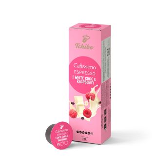 CAFISSIMO Espresso, cafea capsule, White Choc & Raspberry, 10 buc