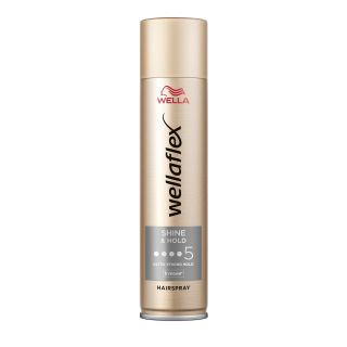WELLAFLEX Shine & Hold, fixativ pentru coafat, cu fixare ultra puternica, 400 ml