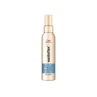 WELLAFLEX Black Instant Volume Boost, gel de par, spray, cu fixare puternica, 150 ml