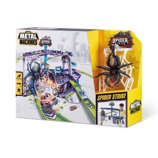 METAL MACHINES Spider Strike, set de joaca, pista paianjen