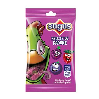 SUGUS ForestFruit, caramele, cu aroma de fructe de padure, 80g