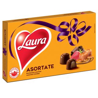 LAURA, bomboane de ciocolata, asortate, 138g