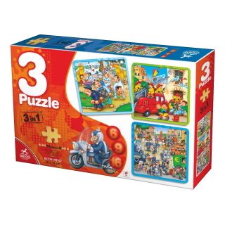 D-TOYS Set 3 meserii, Puzzle