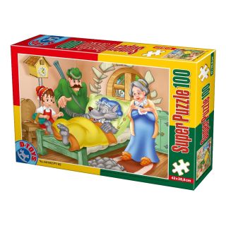 D-TOYS Scufita Rosie, Puzzle, 100 piese