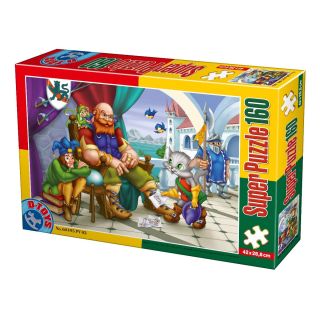 D-TOYS Motanul incaltat, Puzzle, 160 piese