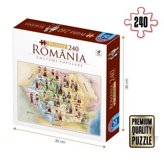 D-TOYS Costume traditionale, Puzzle, 240 piese